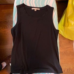 Compliments black tank top shell Small